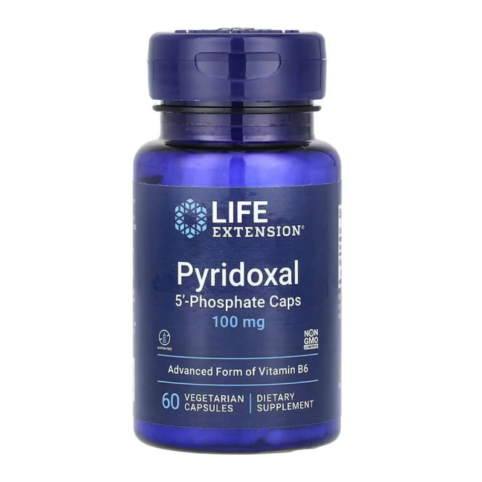 Pyridoxal 5'-Phosphate Caps 100 mg - 60 vcaps — офіційна ціна та характеристики
