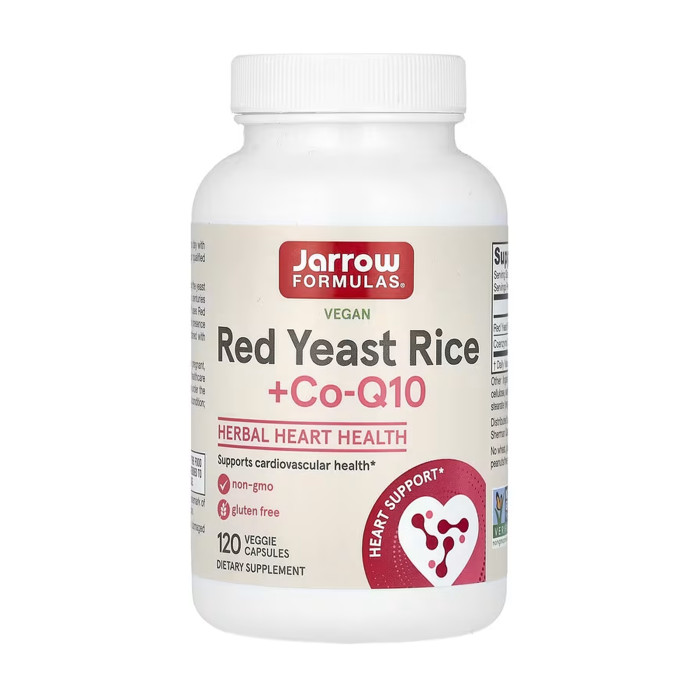 Red Yeast Rice + Co-Q10 600mg - 120 vcaps — офіційна ціна та характеристики