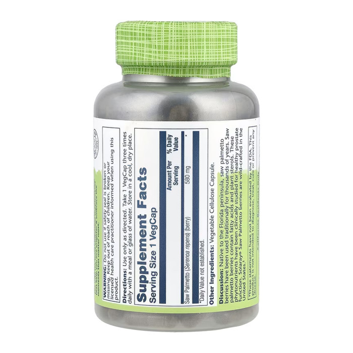 Saw Palmetto Berry 580mg - 180 vcaps