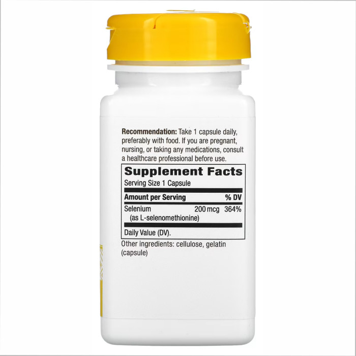 Selenium 200 mcg - 100 caps — офіційна ціна та характеристики