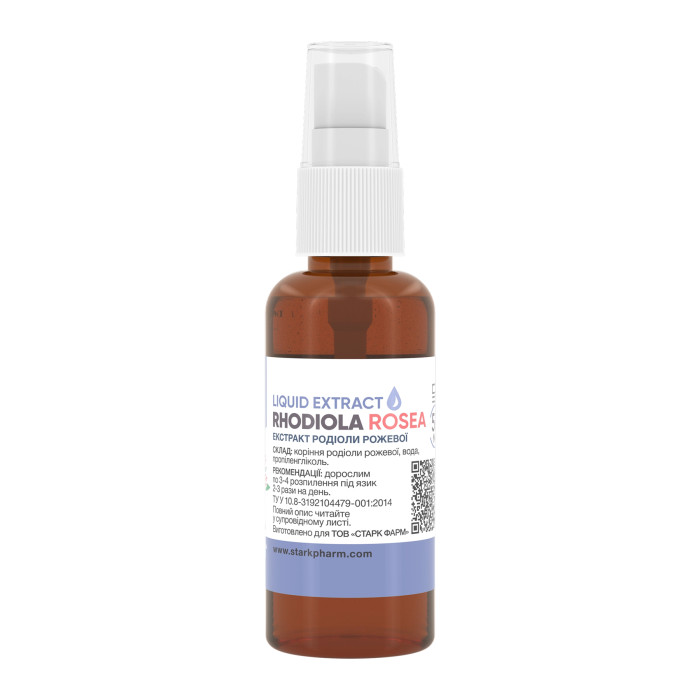 Stark Rhodiola Liquid Extract - 50 ml — офіційна ціна та характеристики