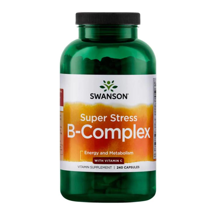 Super Stress B-Complex with Vitamin C - 240 caps — офіційна ціна та характеристики