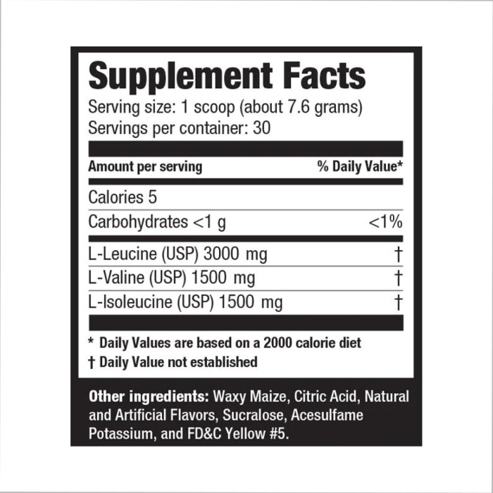 BCAA Powder 12000 - 228g Blue Raspberry