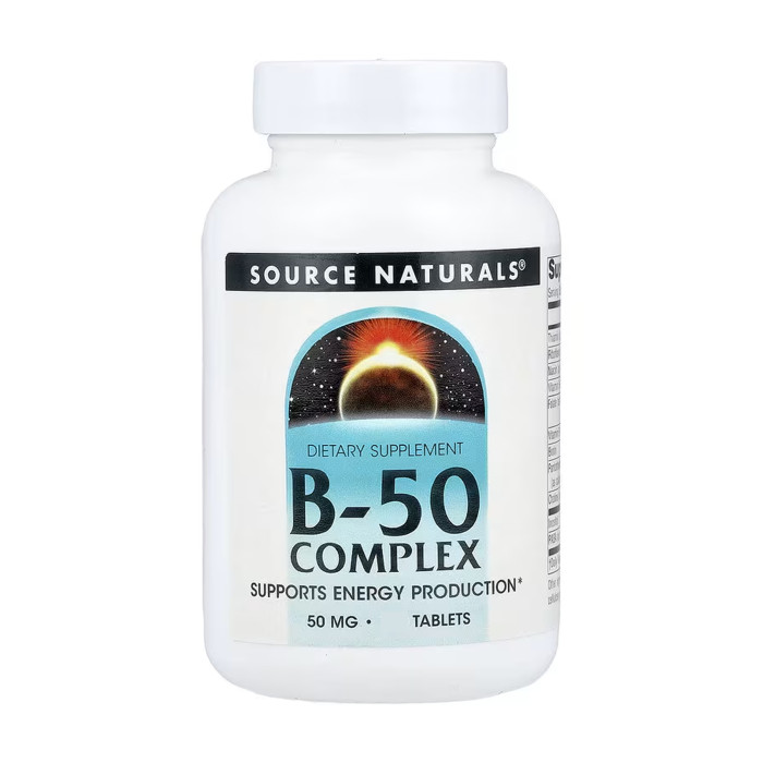 Vitamin B-50 Complex 50mg - 50 tabs — офіційна ціна та характеристики