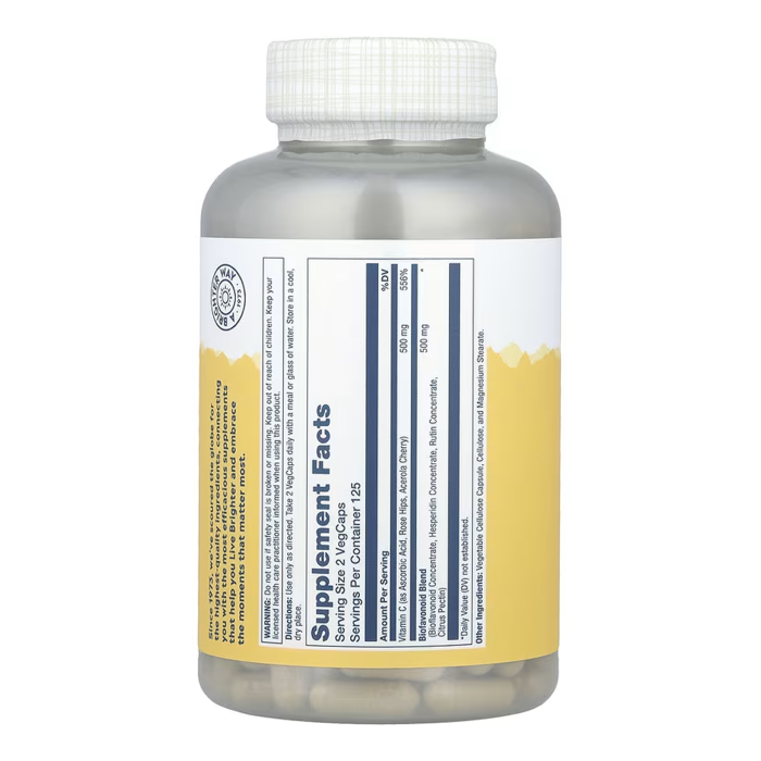 Vitamin C & Bioflavonoids 1:1 500mg - 250 vcaps