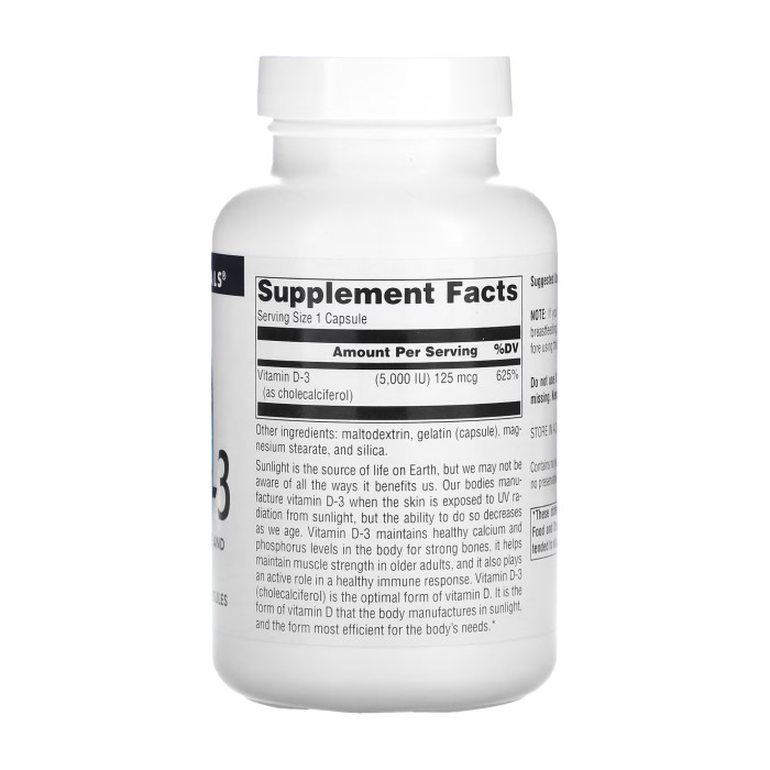 Vitamin D-3 5000 IU - 240 caps