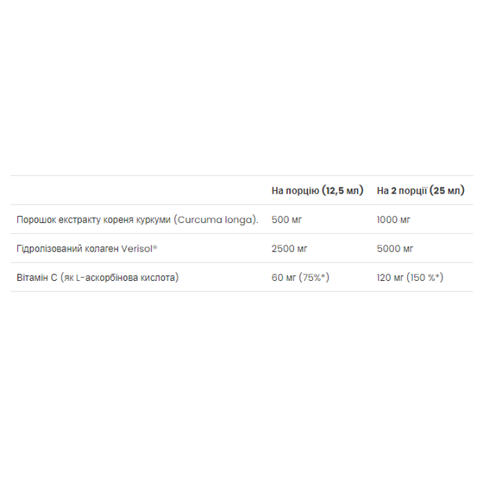 Curcumin Collagen - 500ml Apple