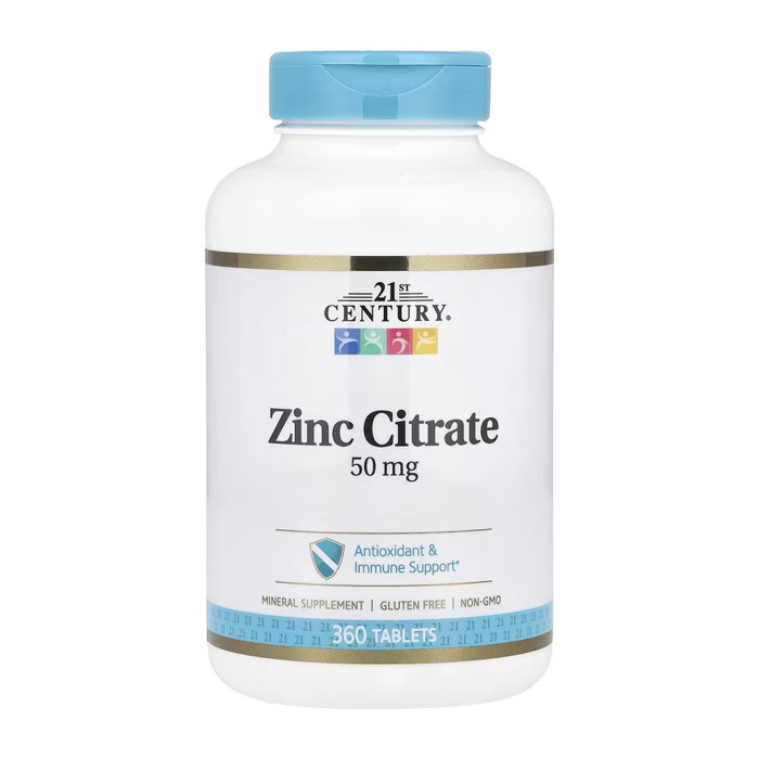Zinc Citrate 50 mg - 360 tabs
