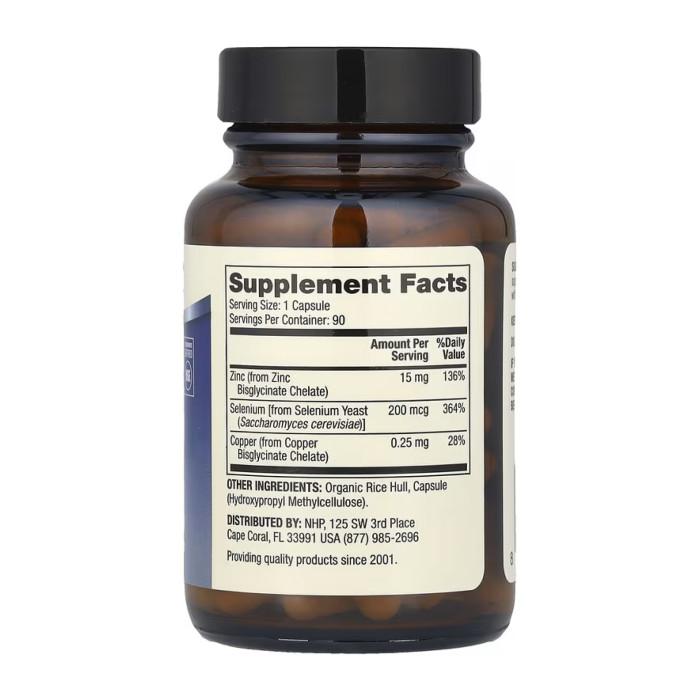 Zinc plus Selenium - 90 caps — офіційна ціна та характеристики