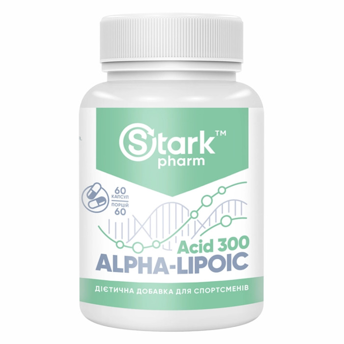 Stark Alpha Lipoiс Acid ( ALA ) 300mg - 60tab — офіційна ціна та характеристики