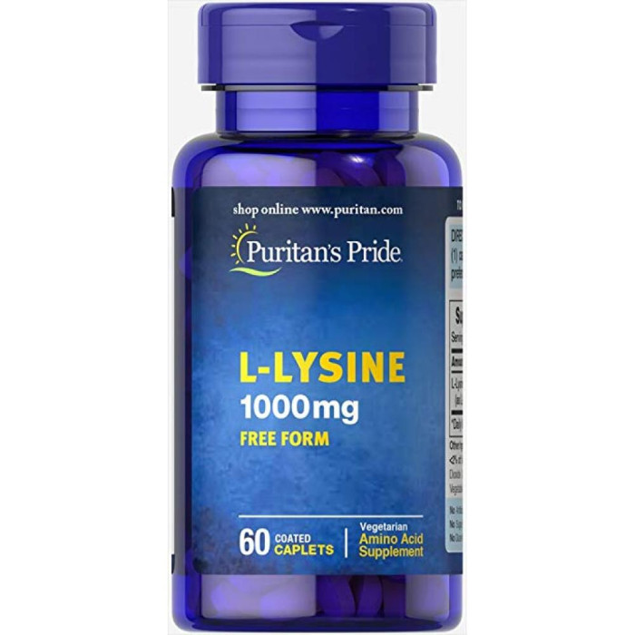 L-Lysine 1000 mg - 60 Caplets — офіційна ціна та характеристики