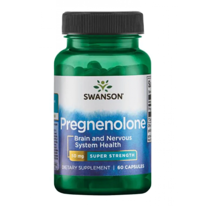 Pregnenolone 50mg - 60caps — офіційна ціна та характеристики