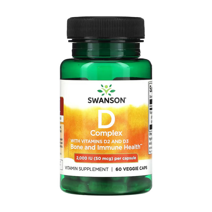 D Complex D2 abd D3 2000iu(50mcg) - 60caps — офіційна ціна та характеристики
