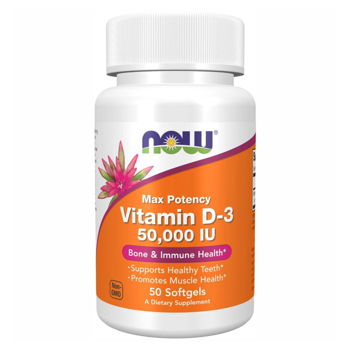 VIT D-3 50,000 IU - 50 sgels — офіційна ціна та характеристики