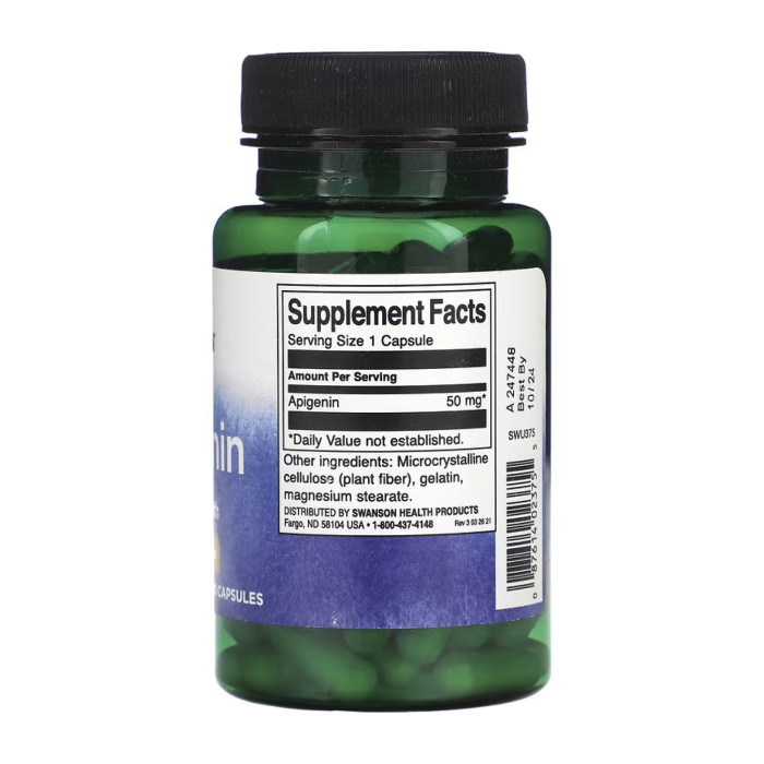 Apigenin 50mg - 90 caps — офіційна ціна та характеристики