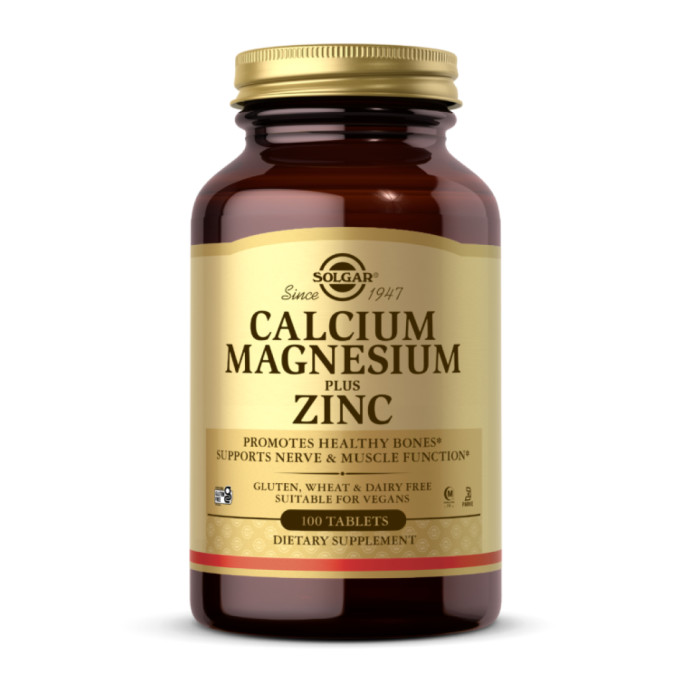 Calcium Magnesium Plus Zinc - 100 tabs — офіційна ціна та характеристики