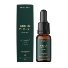 CBD Oil Isolate 1000 mg Strawberry - 10 ml (Пошкоджена етикетка)