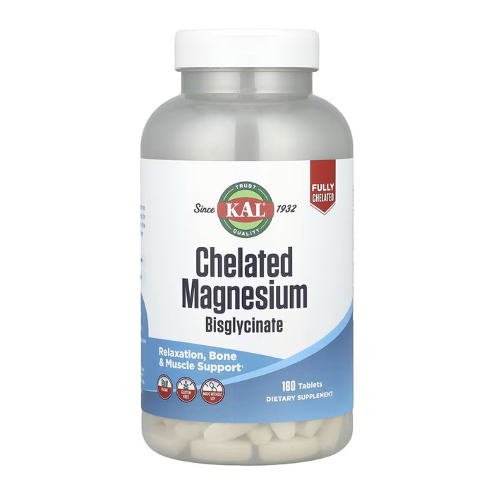 Chelated Magnesium Bisglycinate - 180 tabs — офіційна ціна та характеристики