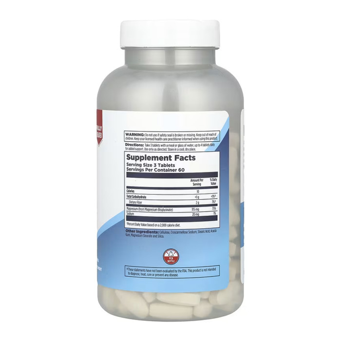 Chelated Magnesium Bisglycinate - 180 tabs — офіційна ціна та характеристики