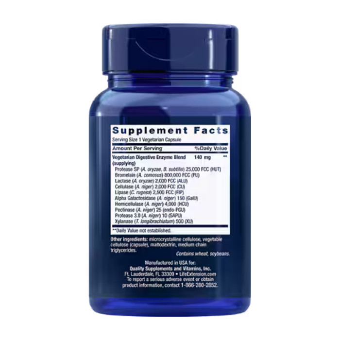 Enhanced Super Digestive Enzymes - 60 veg caps — офіційна ціна та характеристики