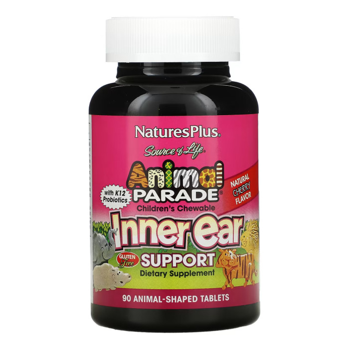 Kids Inner Ear Support Chewable - 90 tabs — офіційна ціна та характеристики
