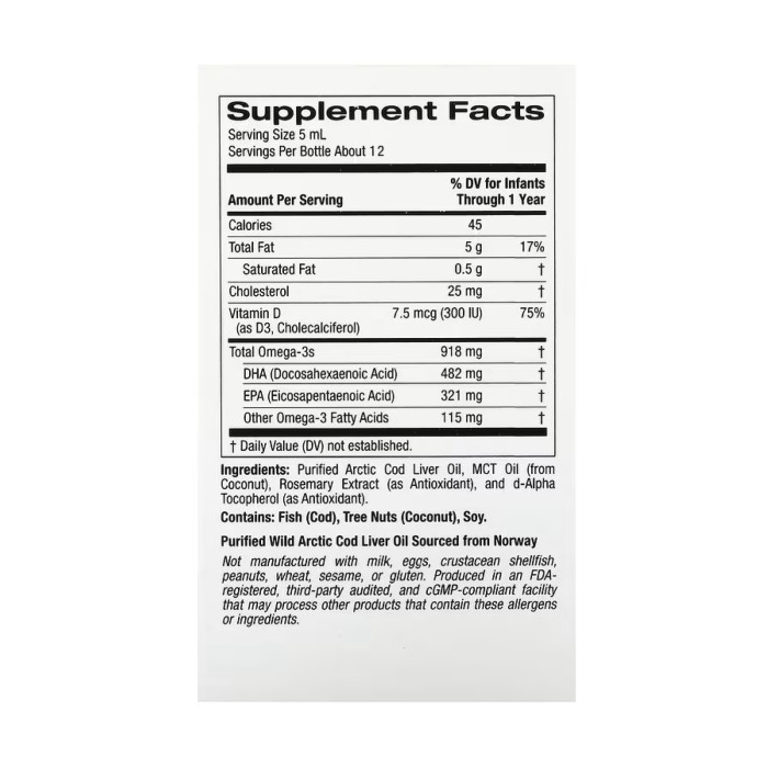 Liquid DHA for Babies - 59ml