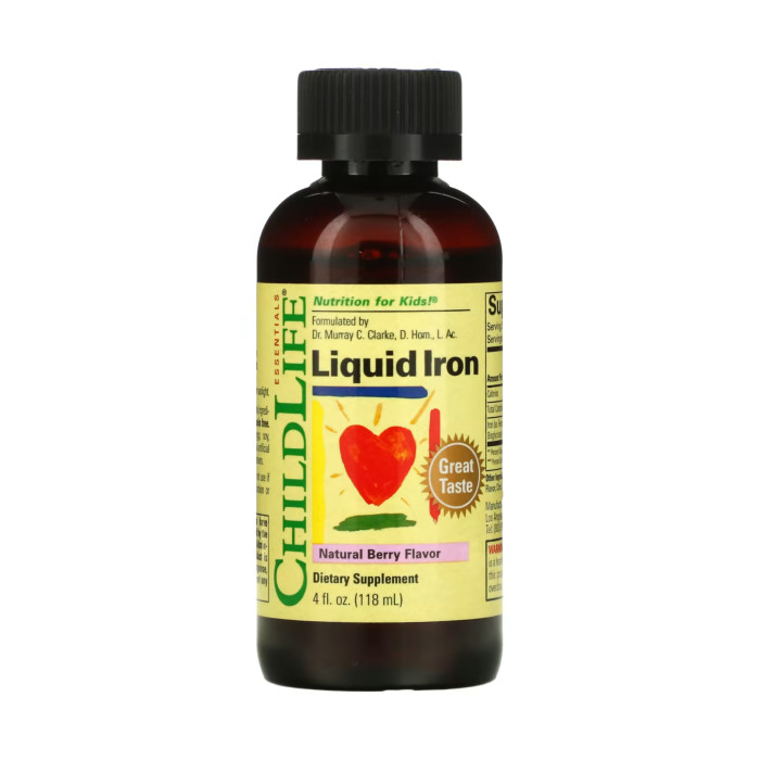 Liquid Iron - 118 ml (4 fl oz) Natural Berry — офіційна ціна та характеристики