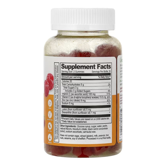 Lutein and Zeaxanthin Adults - 60 gummies — офіційна ціна та характеристики