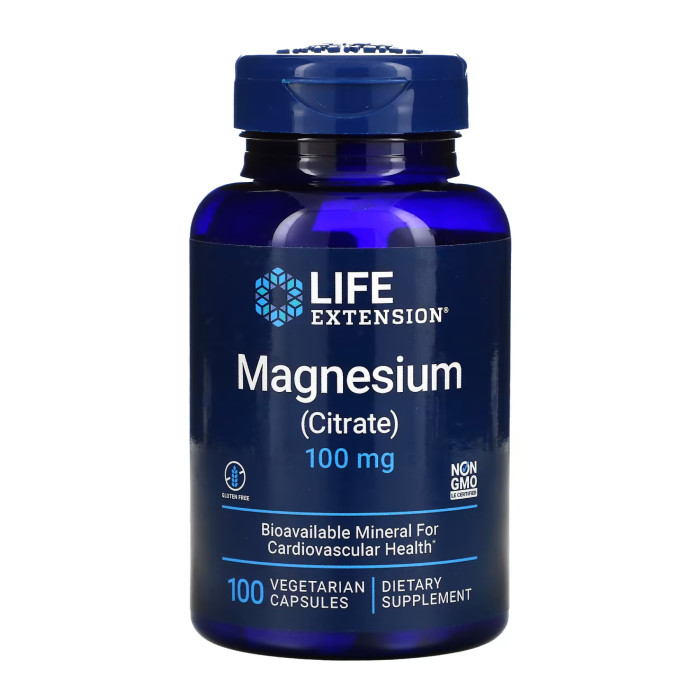 Magnesium (Citrate) 100 mg - 100 vcaps — офіційна ціна та характеристики