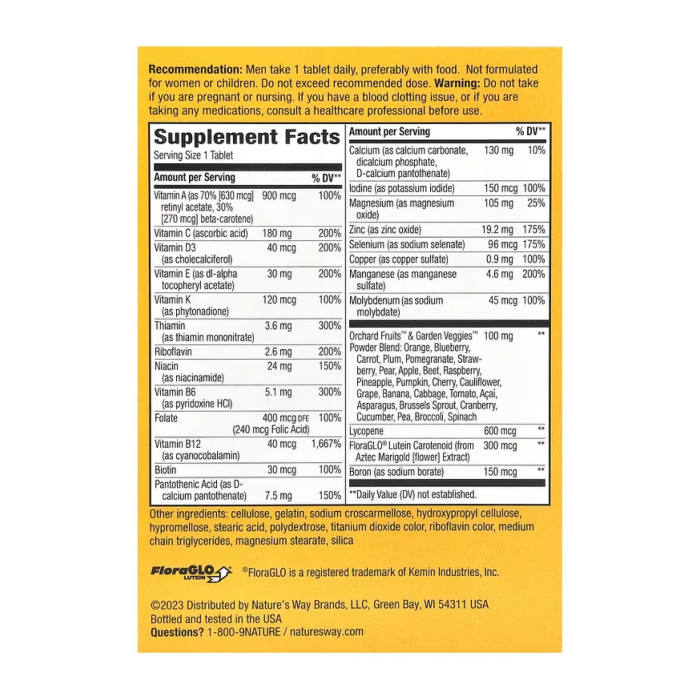 Men's 50+ Complete Multivitamin - 50 tabs (До 09.26)
