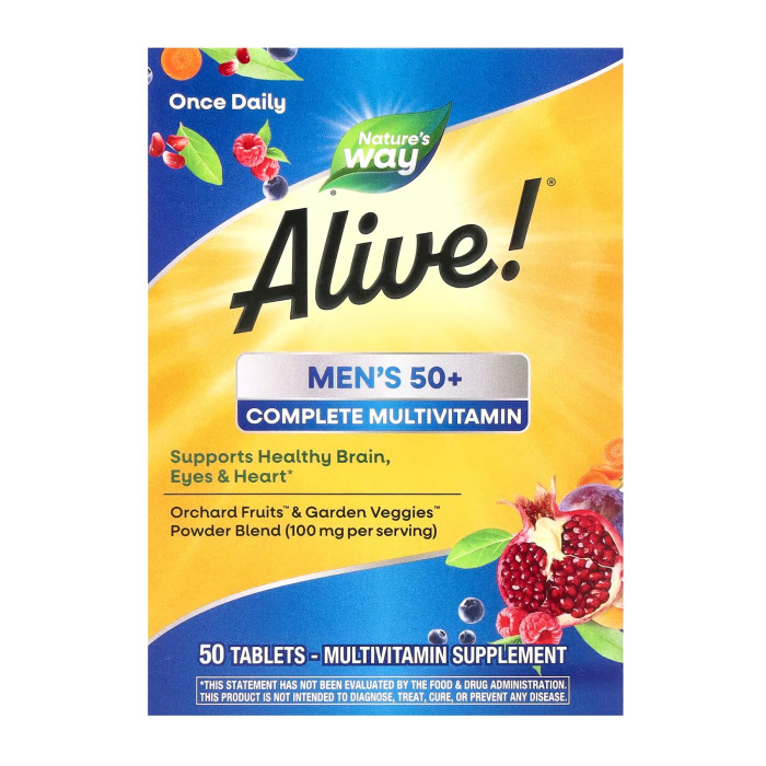 Men's 50+ Complete Multivitamin - 50 tabs (Пошкоджена упаковка)