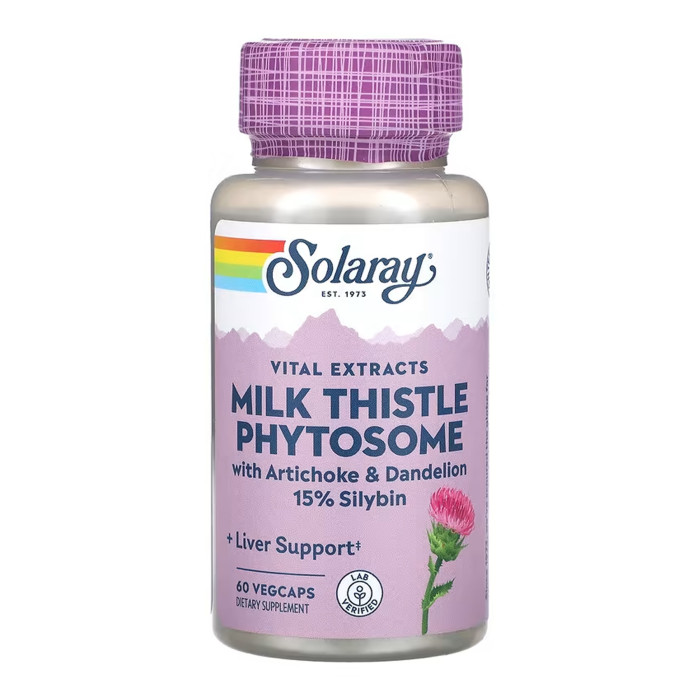 Milk Thistle Phytosome 200mg - 60 vcaps — офіційна ціна та характеристики