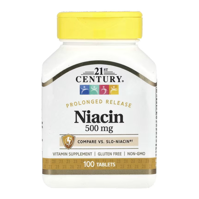 Niacin 500 mg - 100 tabs — офіційна ціна та характеристики