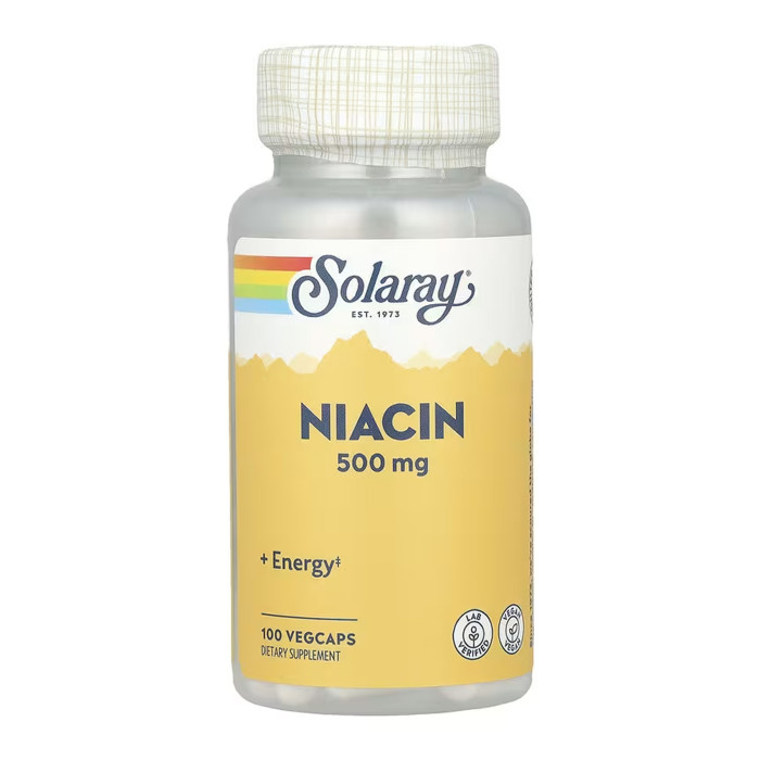 Niacin 500mg - 100 vcaps — офіційна ціна та характеристики