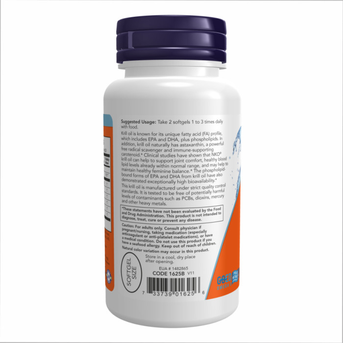 Krill Oil 500 mg - 60 sgels — офіційна ціна та характеристики