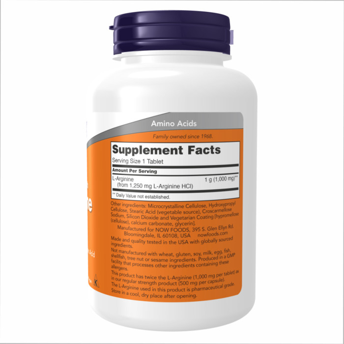 L-Arginine 1000mg - 120 tabs — офіційна ціна та характеристики