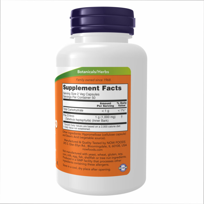 Pau D' Arco 500mg - 100 vcaps — офіційна ціна та характеристики