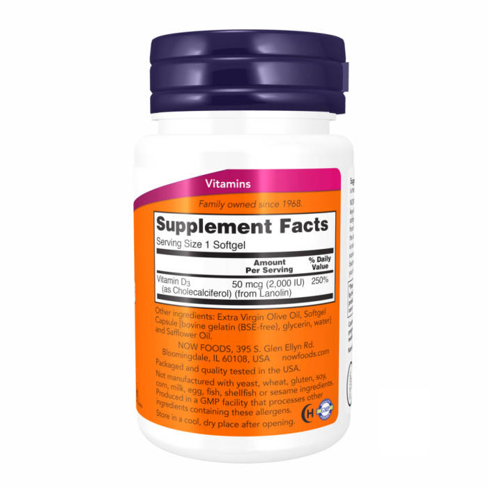 VIT D-3 2000IU - 120 sgels — офіційна ціна та характеристики
