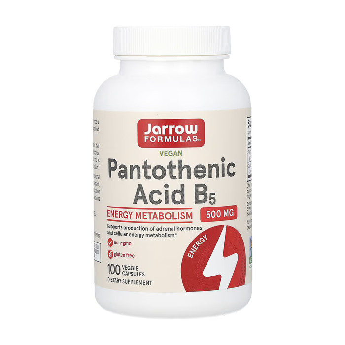Pantothenic Acid 500mg - 100 vcaps — офіційна ціна та характеристики