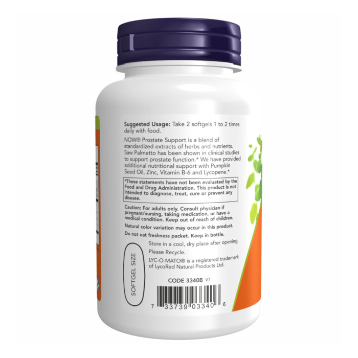 Prostate Support - 180 sgels — офіційна ціна та характеристики