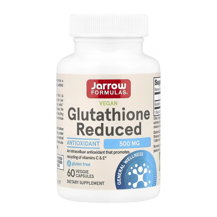 Reduced Glutathione 500 mg - 60 caps — офіційна ціна та характеристики