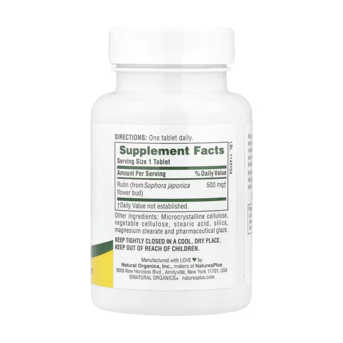 Rutin 500mg - 60 tabs — офіційна ціна та характеристики