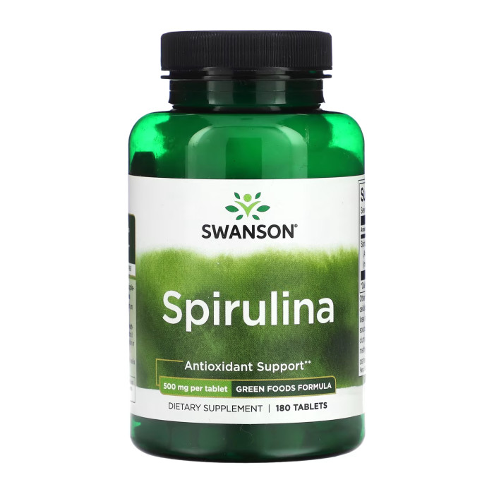 Spirulina 500mg - 180 tabs — офіційна ціна та характеристики