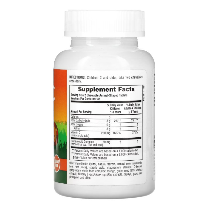 Sugarfree Vit C Chewable - 90 tabs — офіційна ціна та характеристики