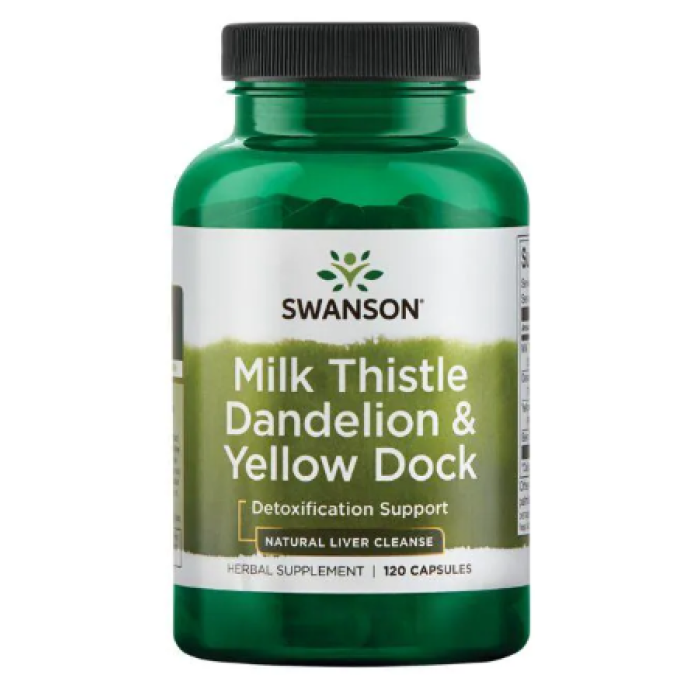 Milk Thistle Dandelion-Yellow Dock - 120 cap