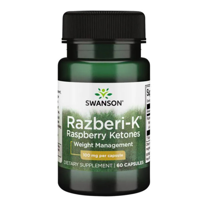 Razberi-K Raspberry Ketones 100mg - 60caps — офіційна ціна та характеристики