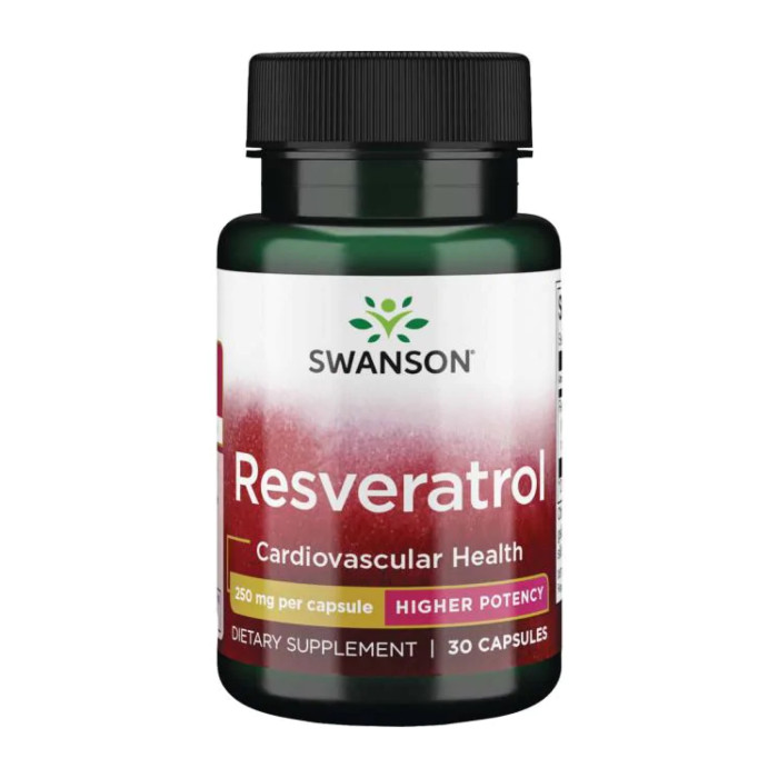 Resveratrol 250mg - 30caps — офіційна ціна та характеристики