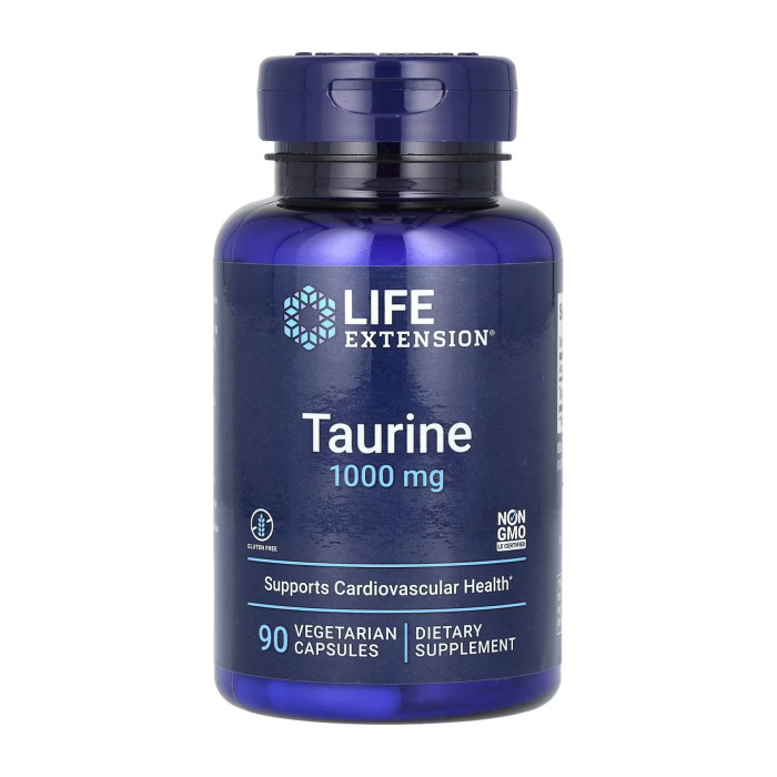Taurine 1000mg - 90 vcaps — офіційна ціна та характеристики