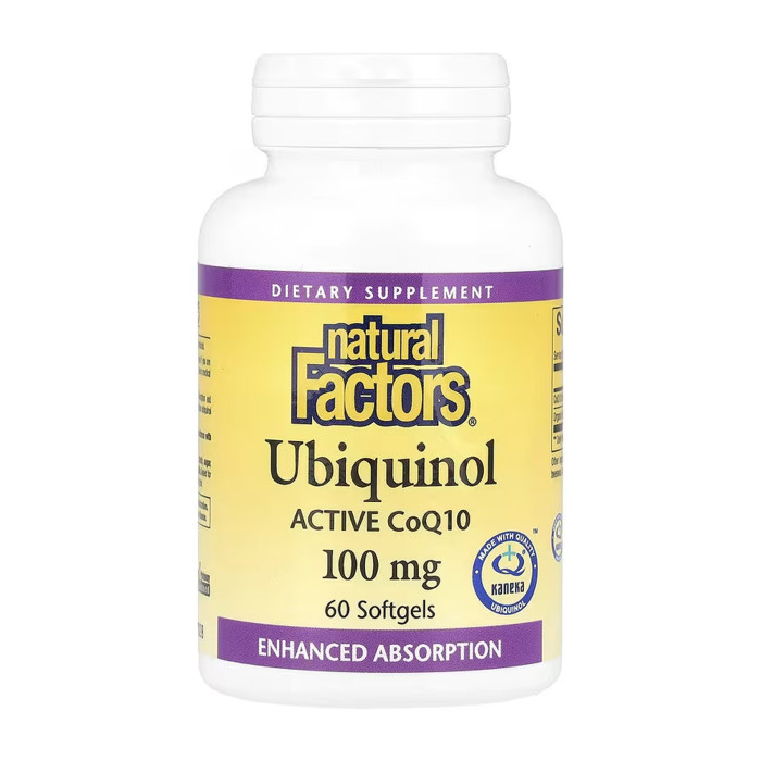Ubiquinol CoQ10 100mg - 60 softgels — офіційна ціна та характеристики