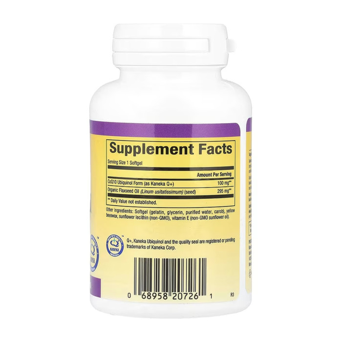 Ubiquinol CoQ10 100mg - 60 softgels — офіційна ціна та характеристики